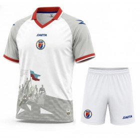 Dětské fotbalový komplet Haiti Venkovní košile MS 2026 Krátkým Rukávem
